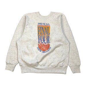 Nike White Speckled NCAA Final Four Sweatshirt